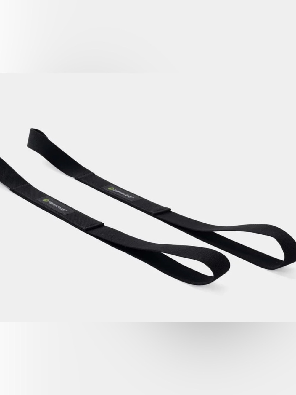 BALANCED BODY PILATES Trapeze Table (Cadillac) Cotton Straps Pair BLACK LIKE NEW